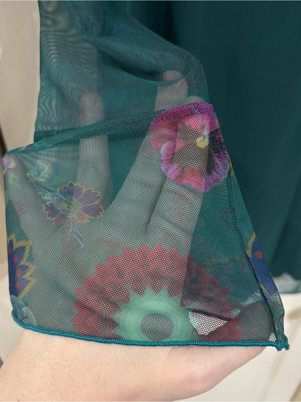 Desigual Luciana shirt in Verde Junco - Picture 6 of 11